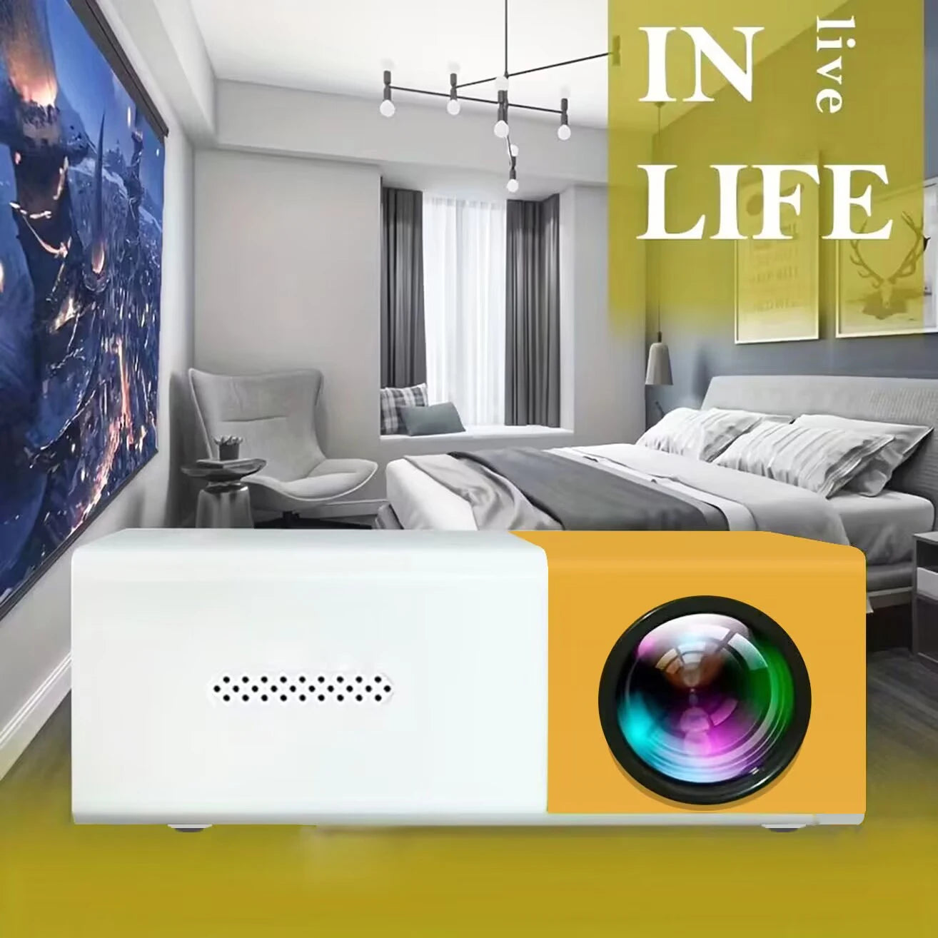 Mini Portable LED Projector